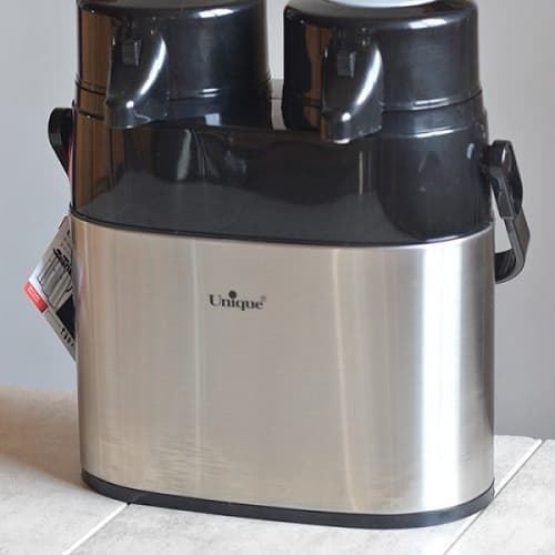 فلاسک دوقلو یونیک داخل شیشه ای1+1لیتر