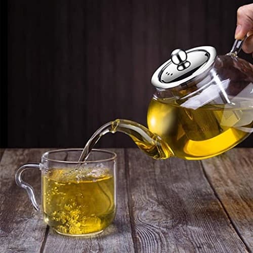 قوری پیرکس با درب و صافی استیل1000سی سی — تصویر ۳
