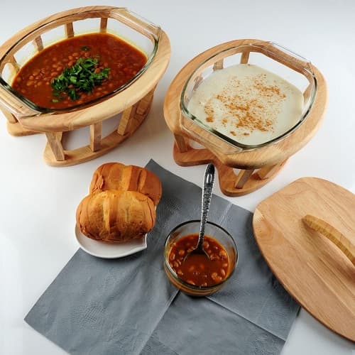 سوفله خوری چوبی بیضی متوسط آرکو