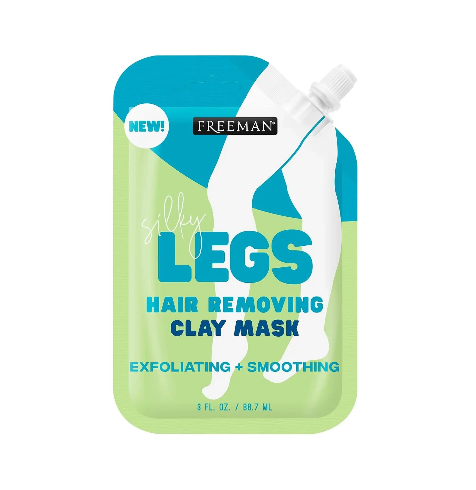 ماسک موبر پا خاک‌رس فریمن مدل Silky Legs – لایه‌بردار، نرم‌کننده و آبرسان پوست پا