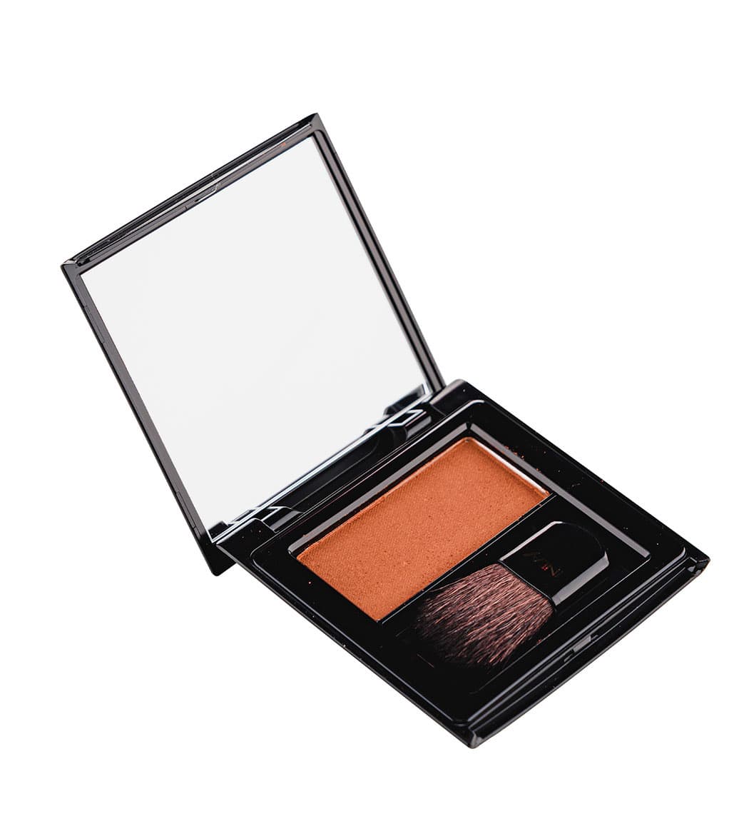 رژگونه تک رنگ دارای آینه و برس مخصوص این لی – 08-Shiny Copper — تصویر ۳
