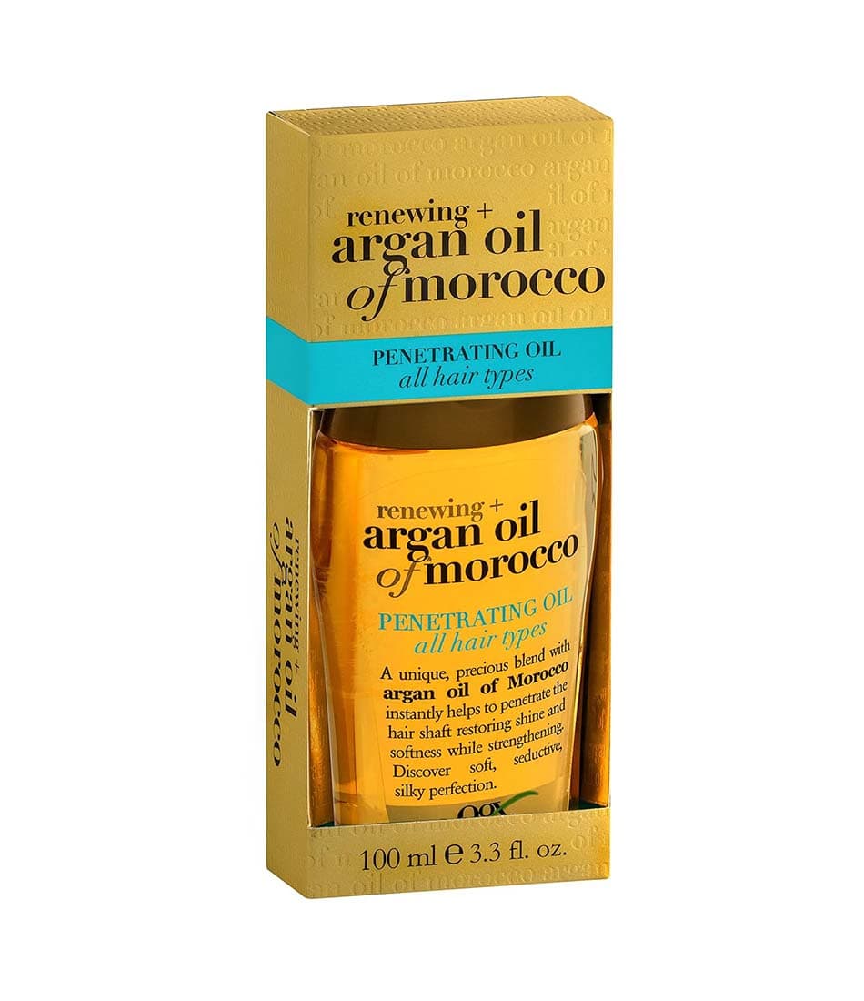 روغن مو آرگان مراکشی او جی ایکس مناسب انواع موها OGX — تصویر ۵