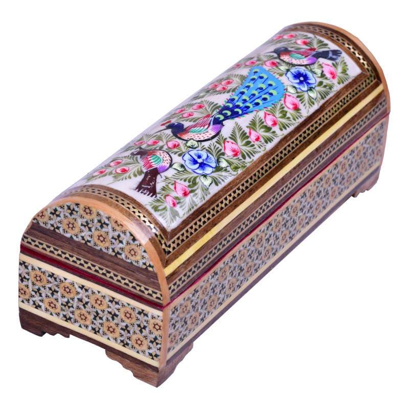 قلمدان خاتم کاری صندوقی رو نقاشی