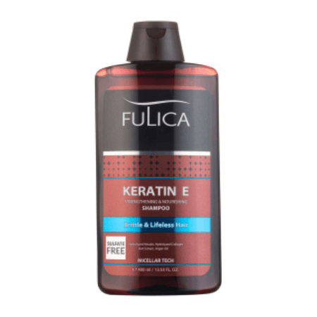 شامپو تقویت کننده مو فولیکا مدل Keratin E فاقد سولفات حجم 400 میلی لیتر — تصویر ۹