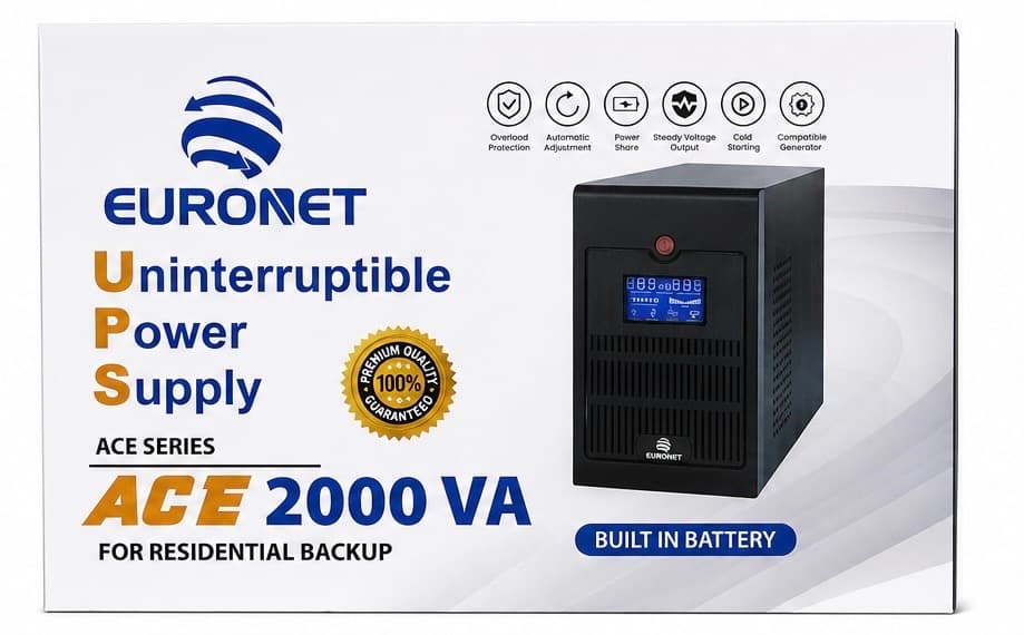 UPSیورونت 2000VA مدل E-UPSACE2000VA — تصویر ۴