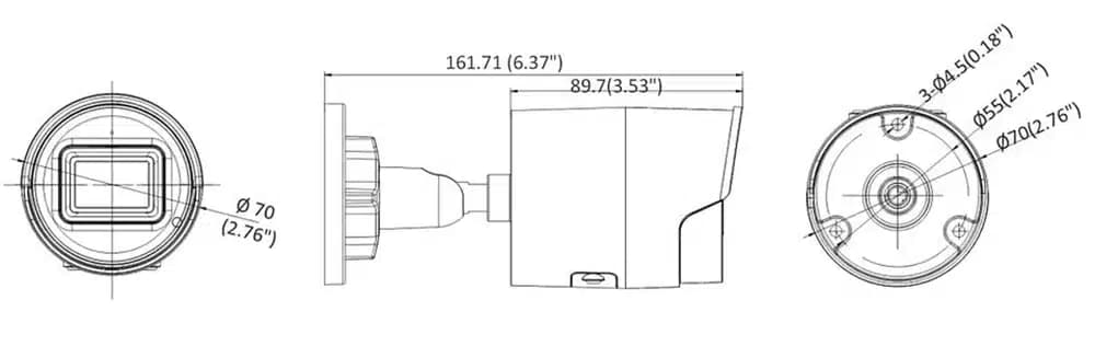دوربین هایک ویژن مدل DS-2CD2043G2-IU — تصویر ۵