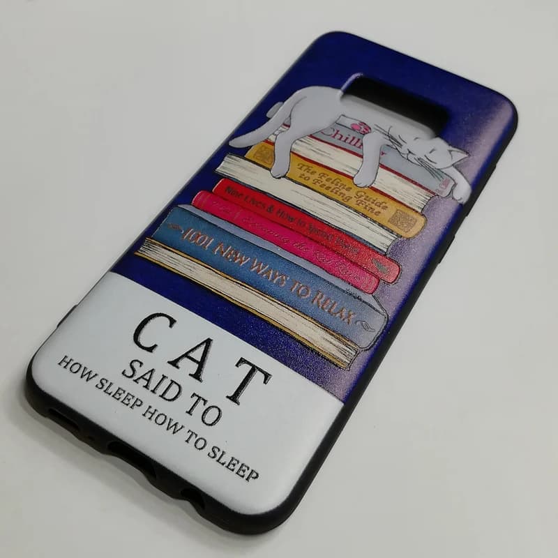 کاور طرح دار گربه کد 4 | گوشی سامسونگ Galaxy S8 Plus — تصویر ۳