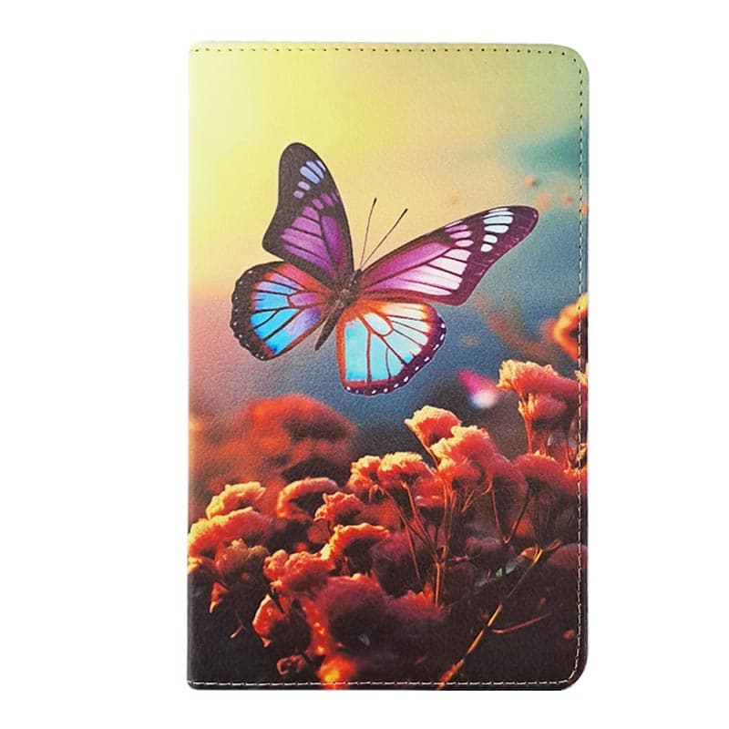 کیف طرحدار (با قاب اصلی) پروانه | تبلت سامسونگ Tab A9 (X110-X115)