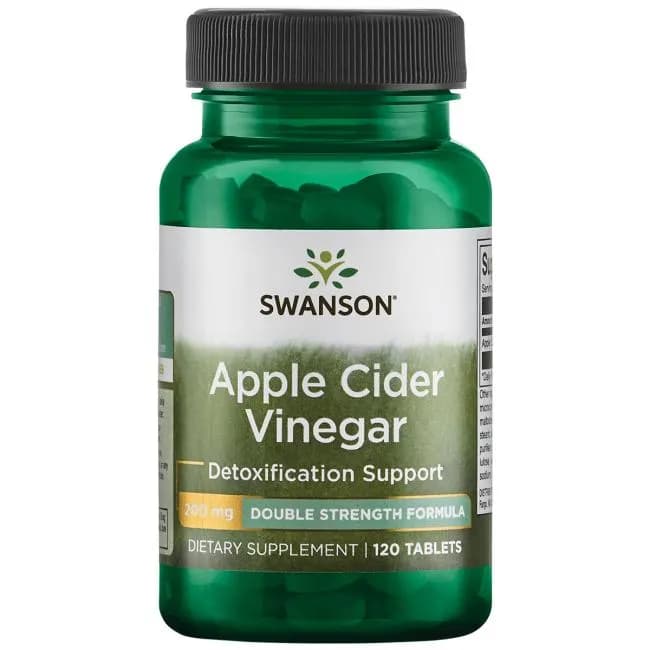 مکمل سرکه سیب سوانسون Apple Cider Vinegar 200mg (120 عددی)