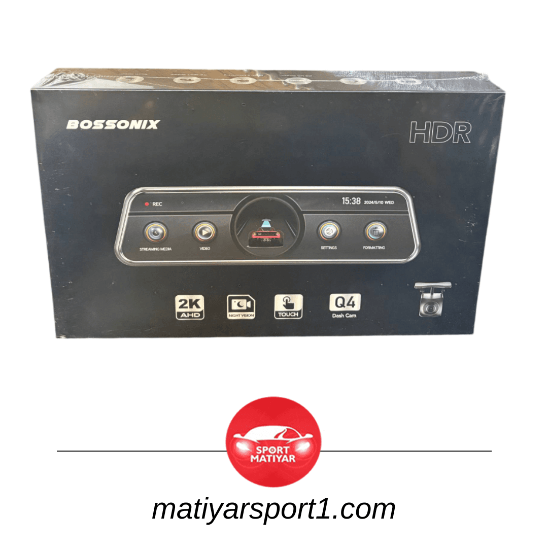 دوربین ثبت وقایع آینهای Q4 بوسونیکس Bossonix دو دوربین 2K — تصویر ۲