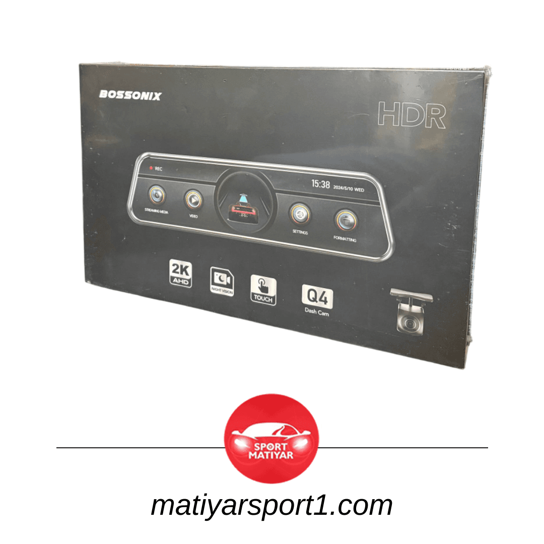 دوربین ثبت وقایع آینه‌ای Q4 بوسونیکس Bossonix دو دوربین 2K