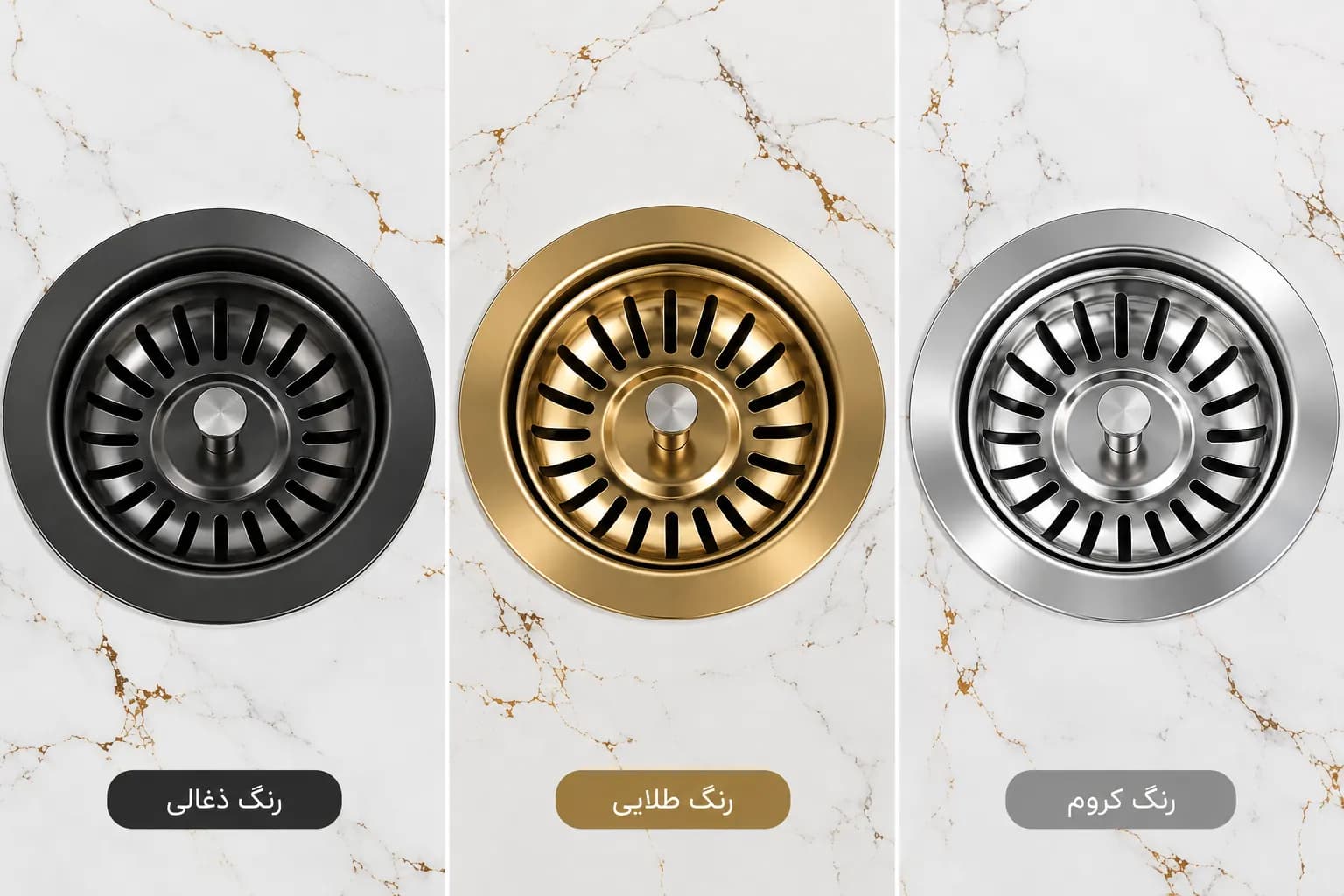 سیفون سینک گرانیتی دولگن زیناس — تصویر ۷