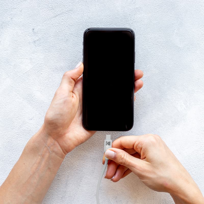 کابل شارژ USB-C به لایتنینگ کداک مدل USBC-5915-White — تصویر ۴