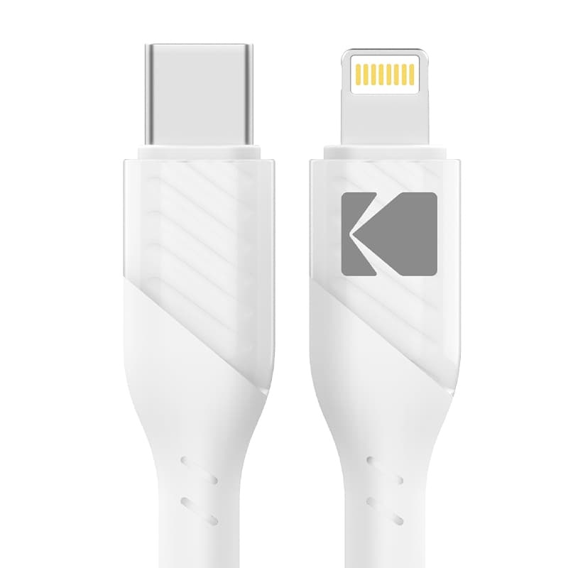 کابل شارژ USB-C به لایتنینگ کداک مدل USBC-5915-White — تصویر ۲