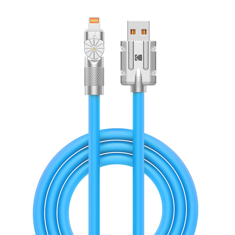 کابل شارژ USB-A به لایتنینگ کداک مدل USBC-5912-Blue