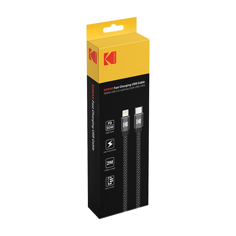 کابل شارژ USB-C به لایتنینگ کداک مدل USBC-5924 — تصویر ۳