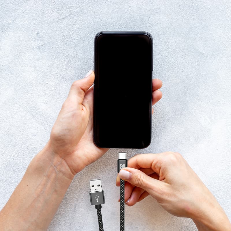 کابل شارژ USB-A به USB-C کداک مدل USBC-5922 — تصویر ۴