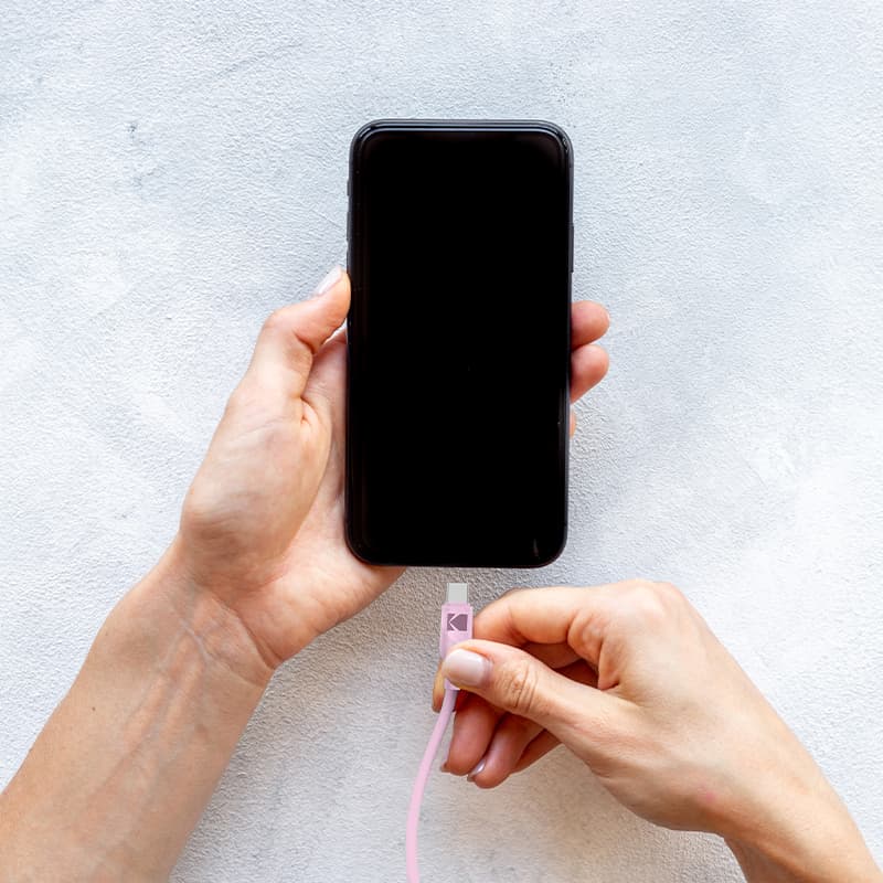 کابل شارژ USB-C کداک مدل USBC-5916-Pink — تصویر ۴