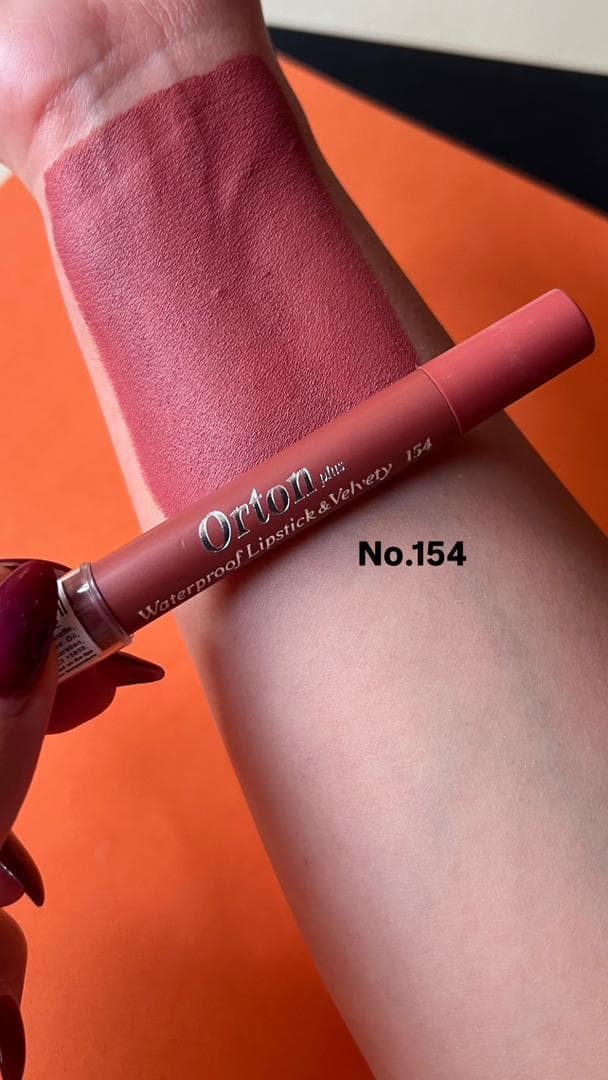 رژ مدادی واترپروف اورتون پلاس Orton plus شماره154 — تصویر ۲