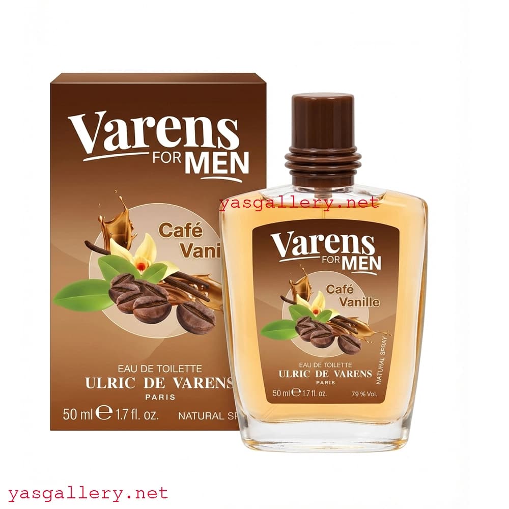 ادکلن وارنز مردانه با رایحه قهوه و وانیل Varens For Men Cafe’ Vanille 50 ml — تصویر ۲