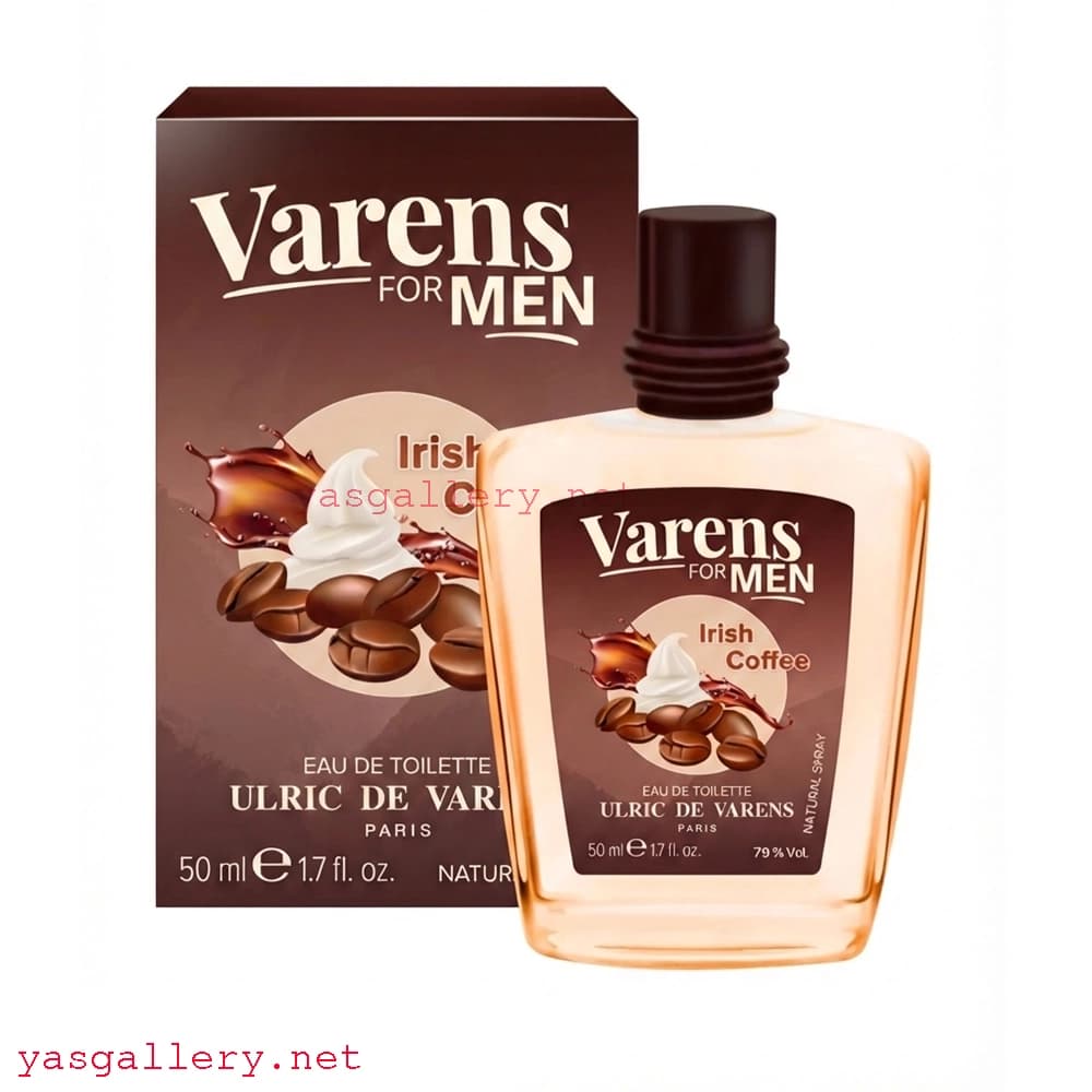 ادکلن وارنز مردانه با رایحه قهوه ایرلندی Varens For Men Irish Coffee 50 ml — تصویر ۲