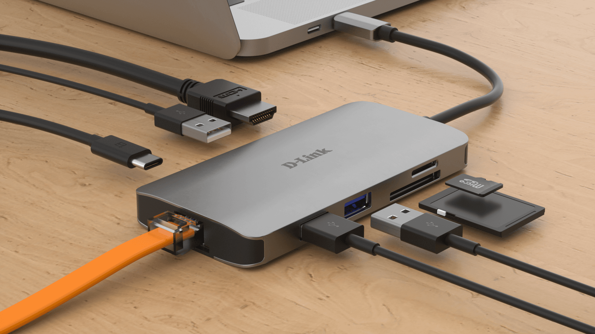 هاب 8 پورت USB-C دی-لینک مدل DUB-M810 — تصویر ۴