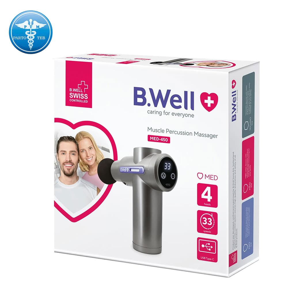 ماساژور بدن برقی تفنگی بی‌ول مدلMED-450 — تصویر ۲
