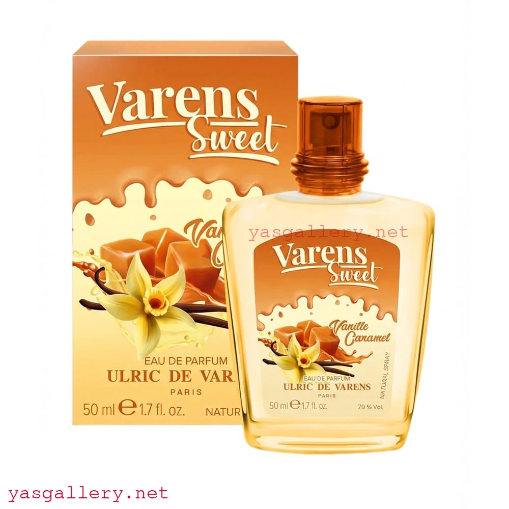ادکلن وارنز سوییت زنانه با رایحه وانیل و کارامل Varens Sweet Vanilla Caramel 50 ml — تصویر ۲