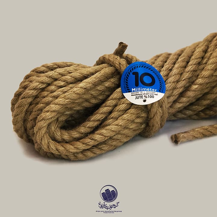 طناب کنفی سایز 10میلی متر 1کیلوگرم — تصویر ۲