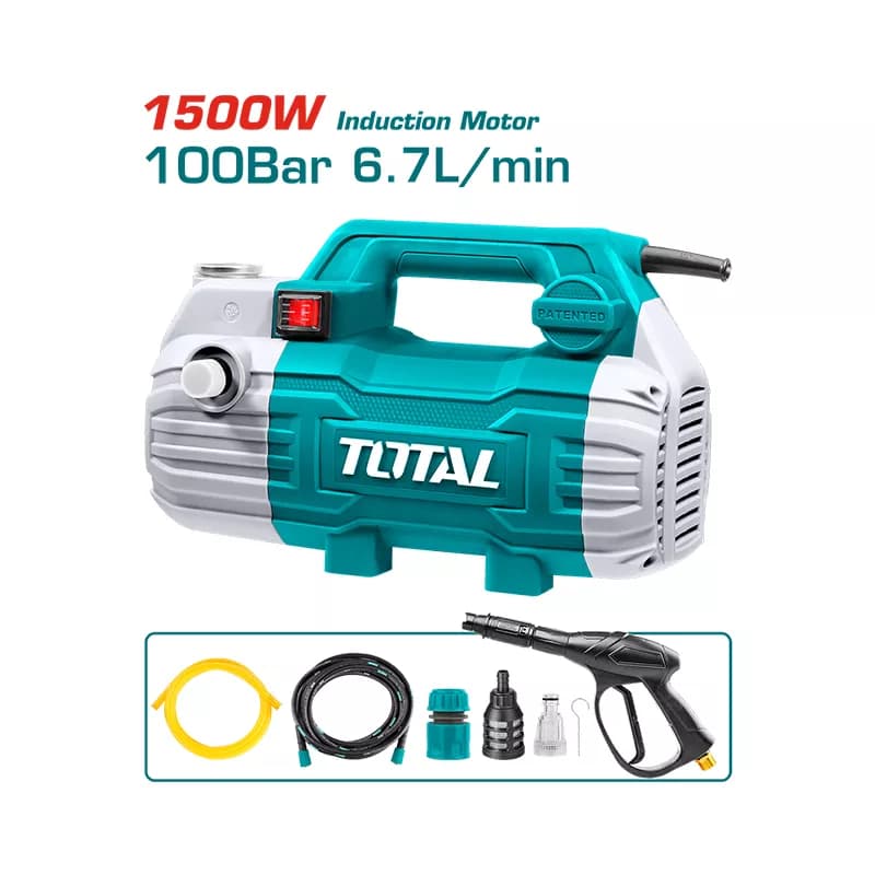 کارواش صنعتی 1500 وات 100 بار دینامی توتال مدل TGT11236 — تصویر ۲