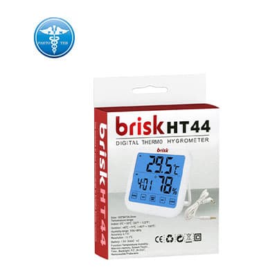 رطوبت سنج و دماسنج دیجیتال بریسکHT-44 — تصویر ۲