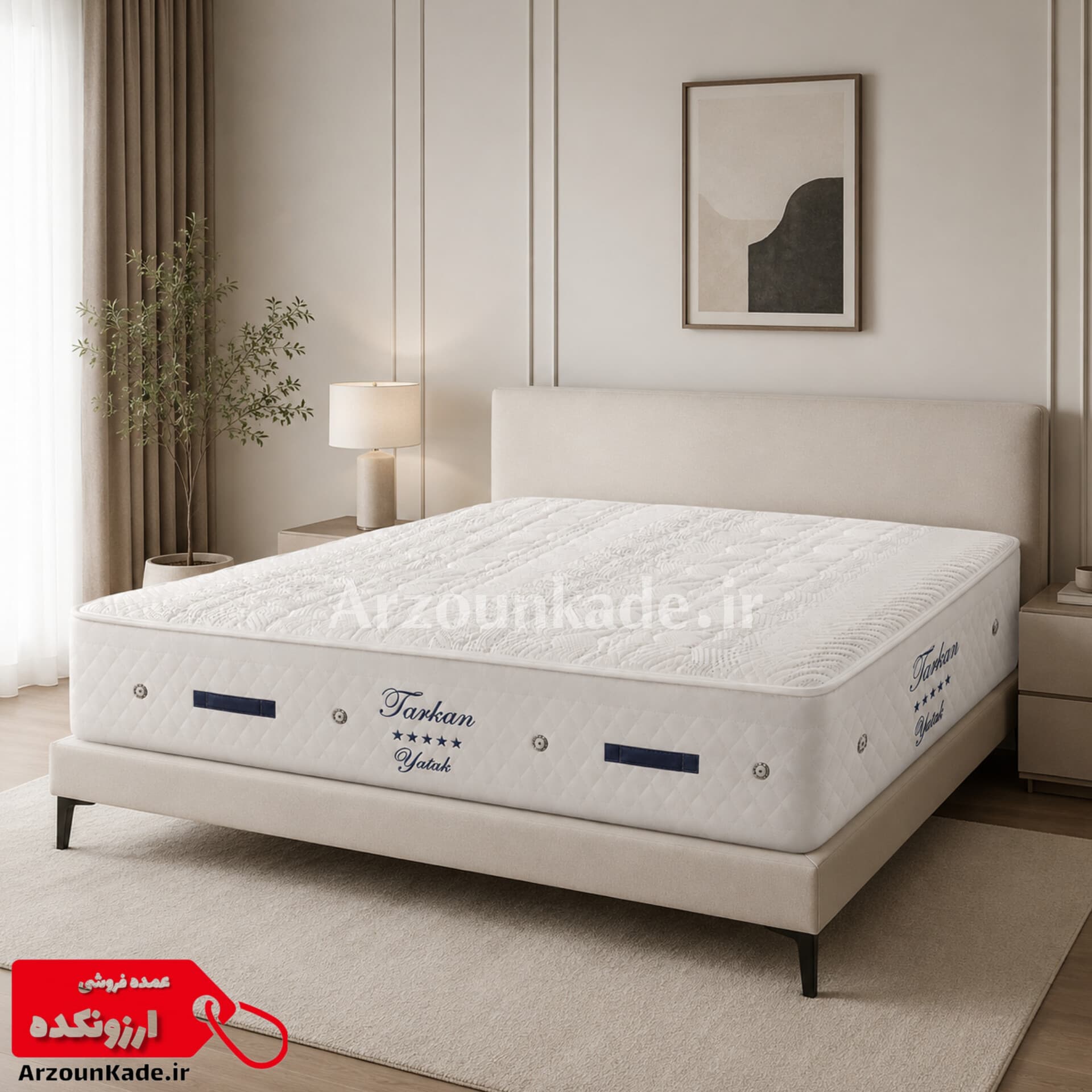تشک طبی ویژه یاتاک سایز 2 متر در 90 سانت ارتفاع 30 سانت (مناسب دیسک کمر و کمر درد) — تصویر ۲
