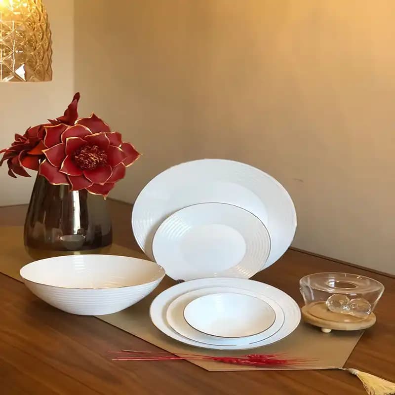 سرویس غذاخوری آرکوپال هارنا لب طلایی گلدن اوپال