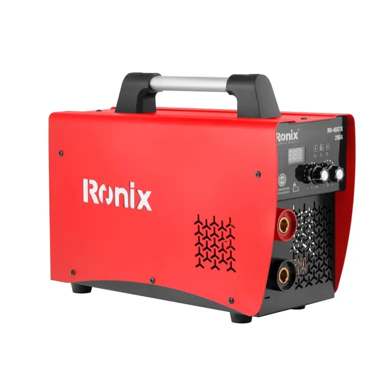 اینورتر جوشکاری 200 آمپر با کیف برزنتی رونیکس مدل RH-4607K — تصویر ۳