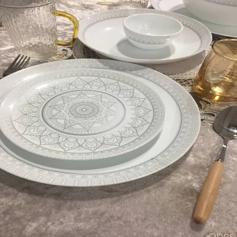 سرویس غذاخوری آرکوپال طرح اطلس طوسی