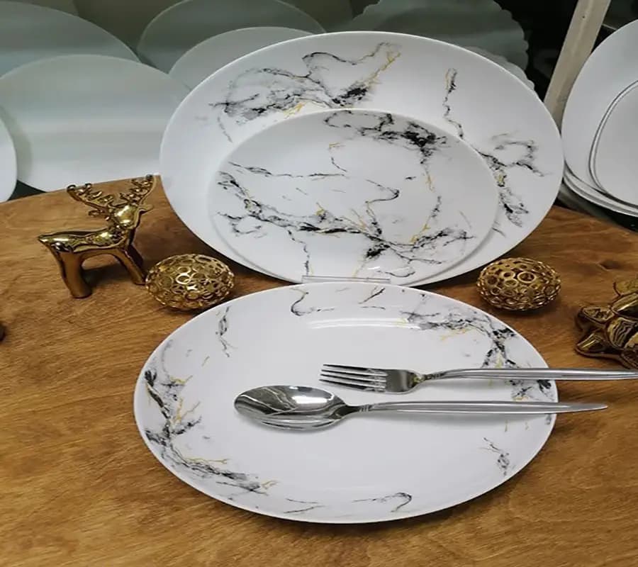 سرویس ارکوپال گرد طرح سنگی — تصویر ۲