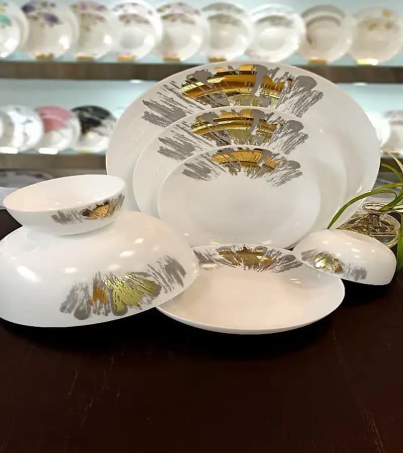 سرویس آرکوپال گلدن اپال طرح بوگاتی طلایی — تصویر ۲