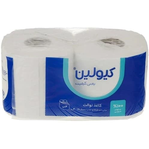 دستمال توالت 2 قلو کیولین