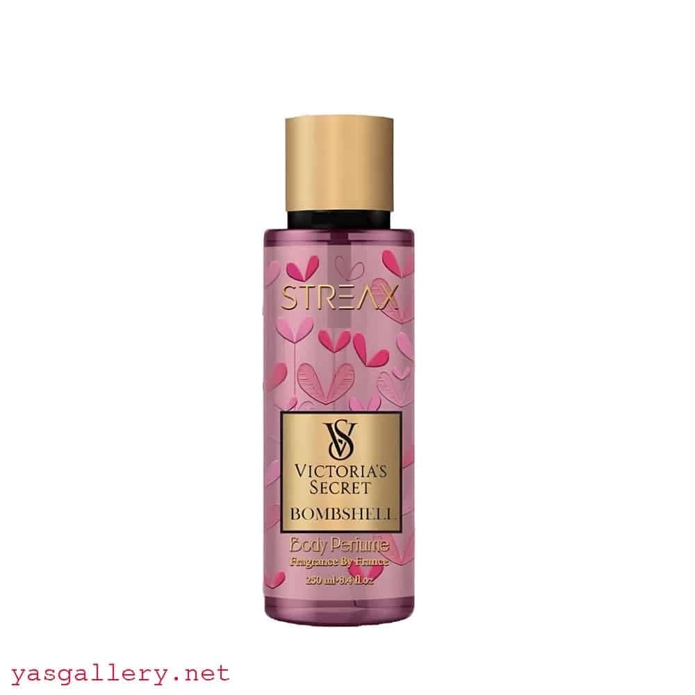 بادی اسپلش استریکس با رایحه ویکتوریا سیکرت بامبشل Bombshell Victoria’s Secret 250 ml
