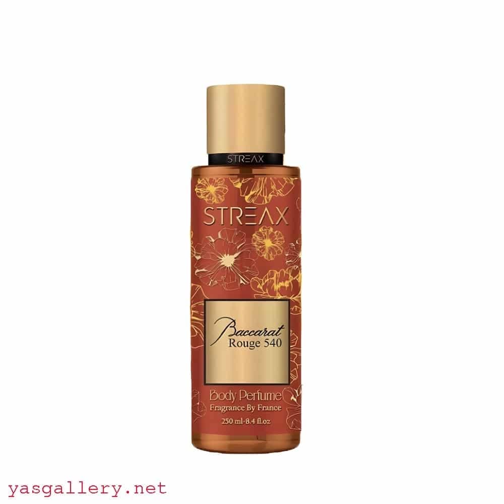 بادی اسپلش استریکس با رایحه باکارات رژ540 Baccarat Rouge 250 ml