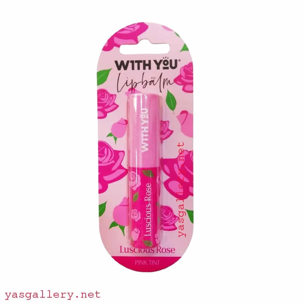 بالم لب نرم کننده ویت یو با رایحه گل رز With You Luscious Rose Lip Balm