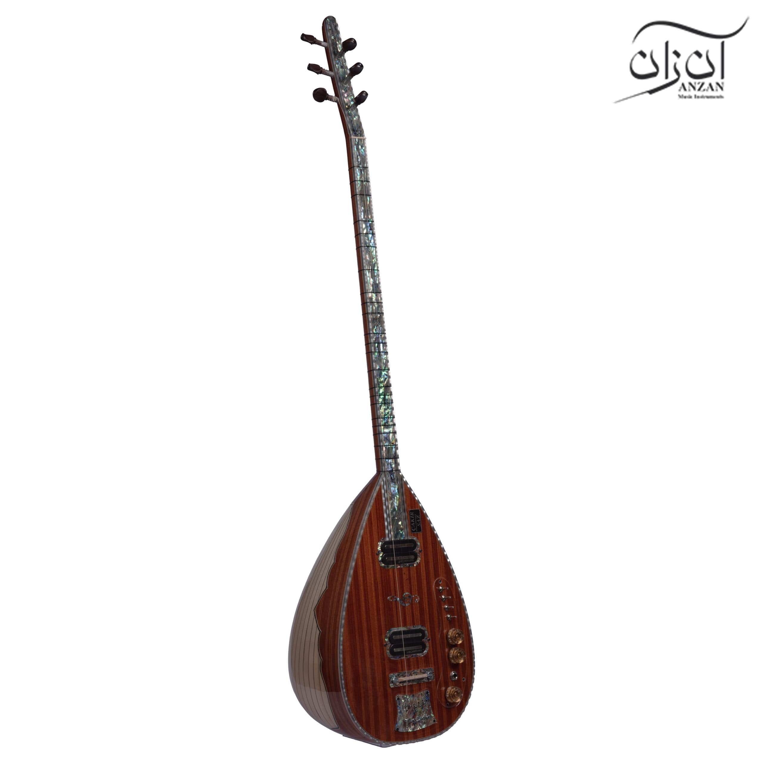 الکترو باغلاما چاکر ساز Çakır saz مدل روکش رزپادوک — تصویر ۶