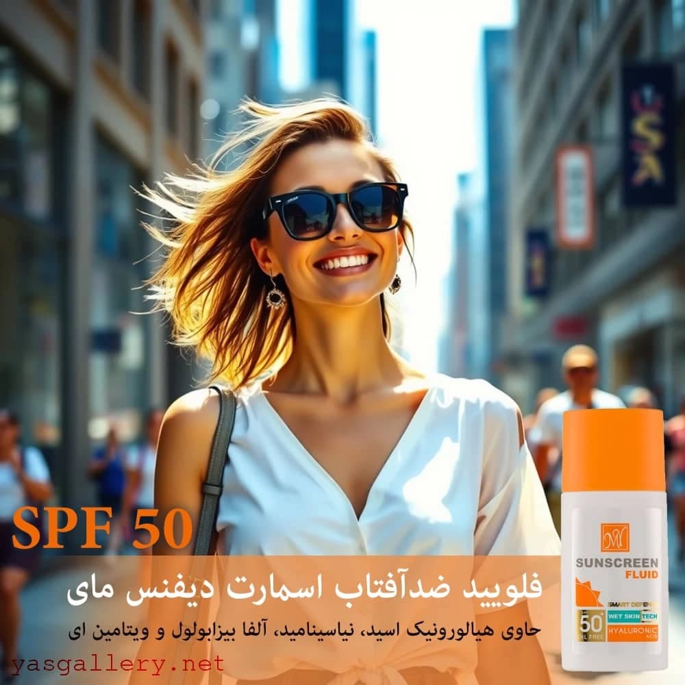 فلوئید ضدآفتاب اسمارت دیفنس مای با SPF 50 — تصویر ۴
