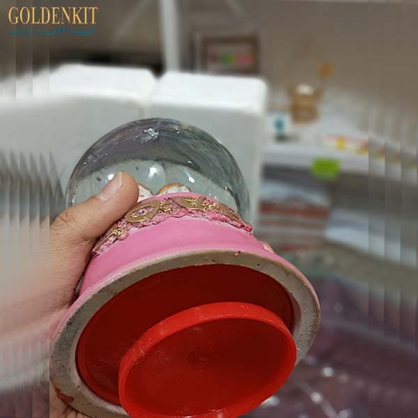 گوی موزیکال چرخشی سایز بزرگ مدل لاو کد Q02 — تصویر ۳