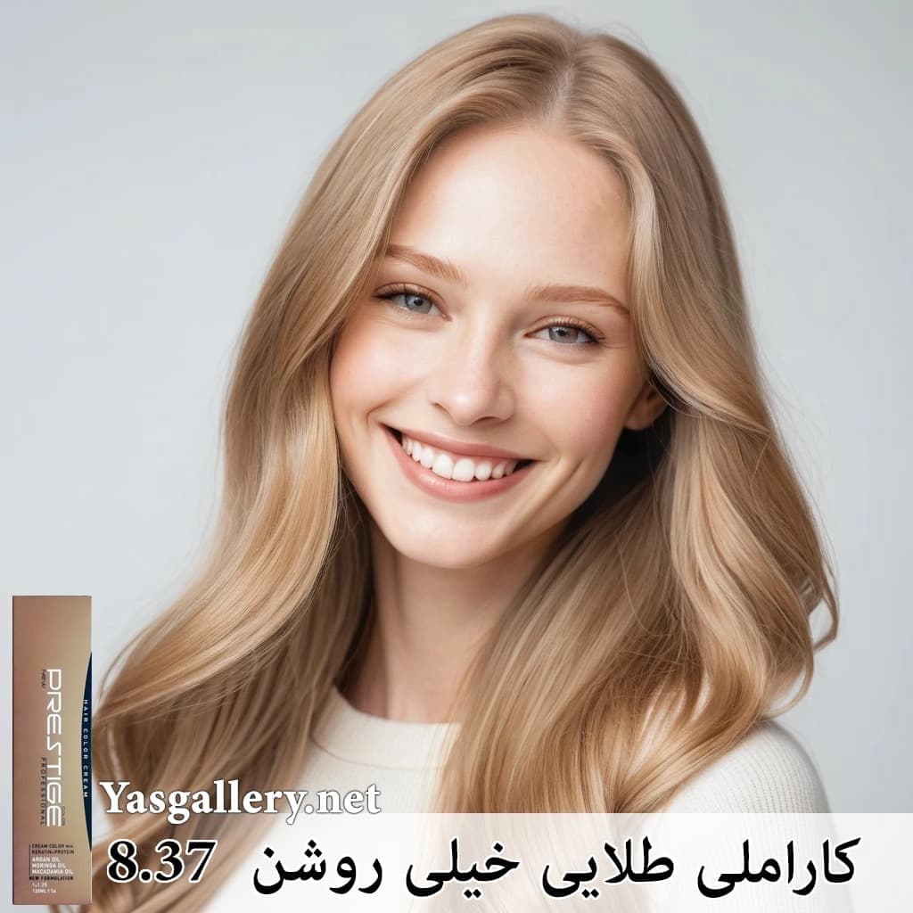رنگ موی پرستیژ کاراملی ۱۲۰ میلی لیتر — تصویر ۳