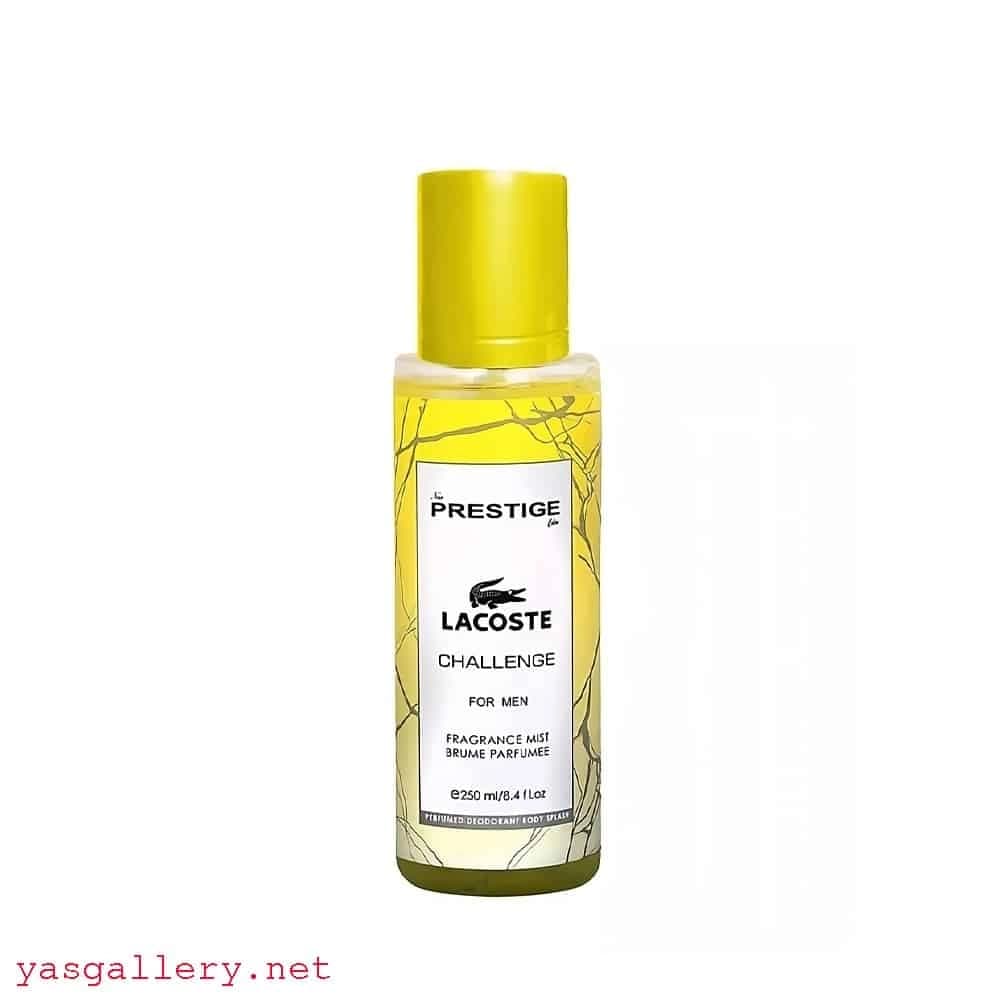 بادی اسپلش مردانه پرستیژ 250 میلی لیتر لاگوست زرد Lacoste Yellow