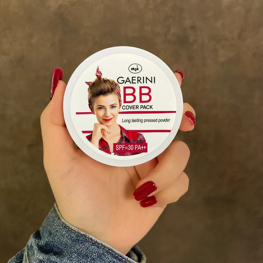 پنکک گابرینی BB با پوشش مات و ماندگاری بالا | Gabrini BB Powder