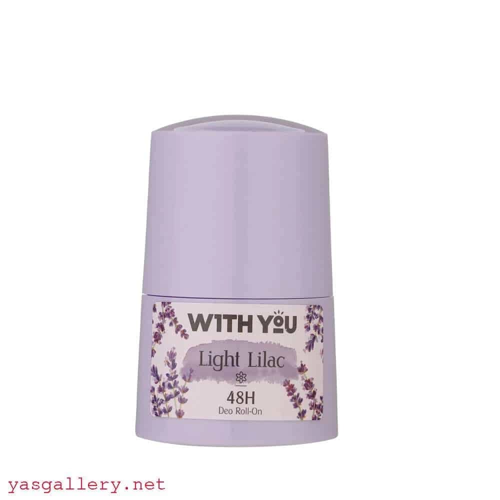 رول دئودورانت ضد تعریق ویت یو بنفش With You Light Lilac