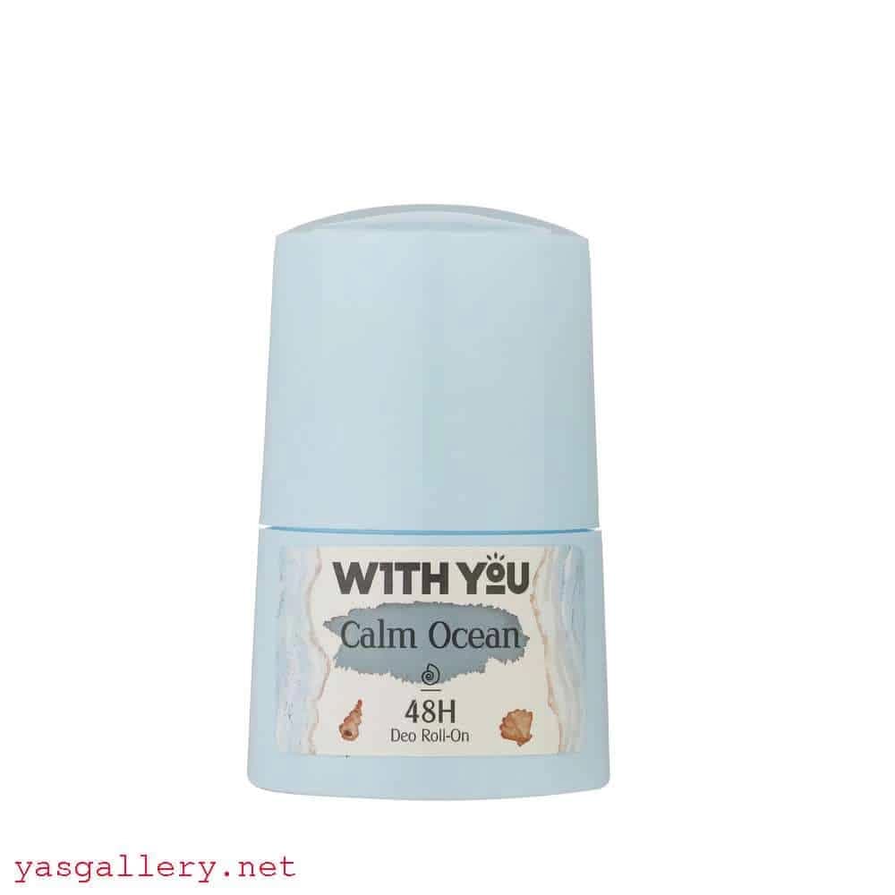رول دئودورانت ضد تعریق ویت یو آبی With You Calm ocean