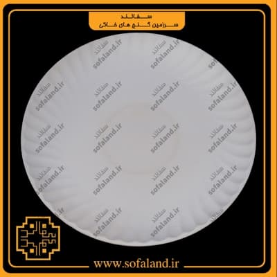 سینی سرامیکی گرد لب چین سفالند — تصویر ۲